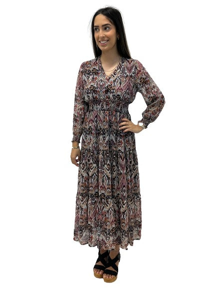 Jessica Graaf V-Neck Cotton Printed Dress main image 1