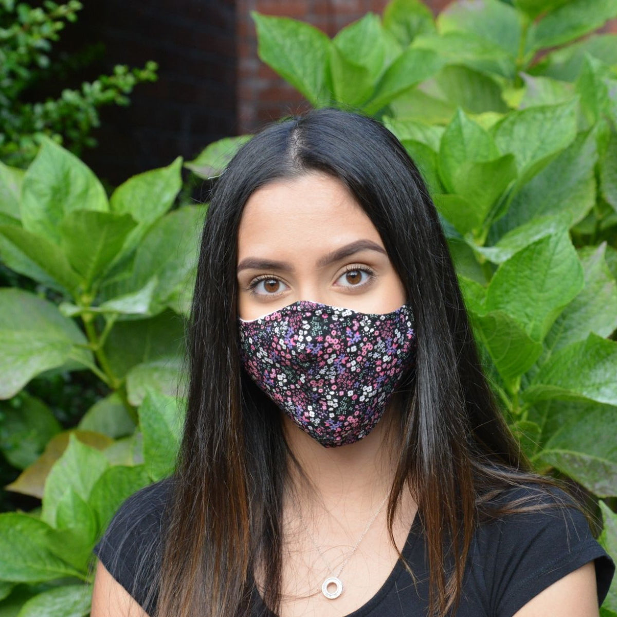 Dark Ditsy - Adults - Reusable Barrier Mask – JESSICA GRAAF
